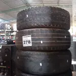 LOTE 278 - 04 RODAS DE FERRO PARA CAMIONETE 05 FUROS COM PNEUS USADOS ARO 15. (NO ESTADO) ATENÇÃO! FAZER A VISITAÇÃO ANTES DE ARREMATAR, NÃO SABEMOS SE FUNCIONA. LEILÃO NÃO TEM GARANTIA E NEM DEVOLUÇÃO, SUJEITO A POSSÍVEIS AVARIAS VISÍVEIS/OCULTAS E/OU AUSÊNCIA DE COMPONENTES.