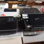 LOTE 224 - 08 IMPRESSORAS MARCAS E MODELOS DIVERSOS PARA RETIRADA DE PEÇAS. (NO ESTADO) ATENÇÃO! FAZER A VISITAÇÃO ANTES DE ARREMATAR, NÃO SABEMOS SE FUNCIONA. LEILÃO NÃO TEM GARANTIA E NEM DEVOLUÇÃO, SUJEITO A POSSÍVEIS AVARIAS VISÍVEIS/OCULTAS E/OU AUSÊNCIA DE COMPONENTES.