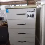 LOTE 468 - 02 GAVETEIROS SENDO 01 COM 04 E OUTRO COM 03 GAVETAS. (NO ESTADO) ATENÇÃO! FAZER A VISITAÇÃO ANTES DE ARREMATAR, NÃO SABEMOS SE FUNCIONA. LEILÃO NÃO TEM GARANTIA E NEM DEVOLUÇÃO, SUJEITO A POSSÍVEIS AVARIAS VISÍVEIS/OCULTAS E/OU AUSÊNCIA DE COMPONENTES.