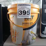 LOTE 395 - 01 BALDE DE VEDACIT, ADITIVO IMPERMEABILIZANTE PARA CONCRETOS E ARGAMASSAS. (NO ESTADO) ATENÇÃO! FAZER A VISITAÇÃO ANTES DE ARREMATAR, NÃO SABEMOS SE FUNCIONA. LEILÃO NÃO TEM GARANTIA E NEM DEVOLUÇÃO, SUJEITO A POSSÍVEIS AVARIAS VISÍVEIS/OCULTAS E/OU AUSÊNCIA DE COMPONENTES.