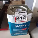 LOTE 414 - 01 LATA DE TINTA IQUINE DIATEX PINTA MAIS 18L FOSCO BASE “P”. (NO ESTADO) ATENÇÃO! FAZER A VISITAÇÃO ANTES DE ARREMATAR, NÃO SABEMOS SE FUNCIONA. LEILÃO NÃO TEM GARANTIA E NEM DEVOLUÇÃO, SUJEITO A POSSÍVEIS AVARIAS VISÍVEIS/OCULTAS E/OU AUSÊNCIA DE COMPONENTES.