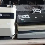 LOTE 286 - 04 SCANERS MARCAS E MODELOS DIVERSOS. (NO ESTADO) ATENÇÃO! FAZER A VISITAÇÃO ANTES DE ARREMATAR, NÃO SABEMOS SE FUNCIONA. LEILÃO NÃO TEM GARANTIA E NEM DEVOLUÇÃO, SUJEITO A POSSÍVEIS AVARIAS VISÍVEIS/OCULTAS E/OU AUSÊNCIA DE COMPONENTES.