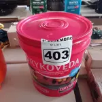 LOTE 403 - 01 BALDE DE DRYKOVEDA, ADITIVO IMPERMEABILIZANTE PARA ARGAMASSA E CONCRETO 18L. (NO ESTADO) ATENÇÃO! FAZER A VISITAÇÃO ANTES DE ARREMATAR, NÃO SABEMOS SE FUNCIONA. LEILÃO NÃO TEM GARANTIA E NEM DEVOLUÇÃO, SUJEITO A POSSÍVEIS AVARIAS VISÍVEIS/OCULTAS E/OU AUSÊNCIA DE COMPONENTES.