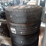 LOTE 278 - 04 RODAS DE FERRO PARA CAMIONETE 05 FUROS COM PNEUS USADOS ARO 15. (NO ESTADO) ATENÇÃO! FAZER A VISITAÇÃO ANTES DE ARREMATAR, NÃO SABEMOS SE FUNCIONA. LEILÃO NÃO TEM GARANTIA E NEM DEVOLUÇÃO, SUJEITO A POSSÍVEIS AVARIAS VISÍVEIS/OCULTAS E/OU AUSÊNCIA DE COMPONENTES.