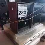 LOTE 282 - 01 TOCA DISCOS GRADIENTE. (NO ESTADO) ATENÇÃO! FAZER A VISITAÇÃO ANTES DE ARREMATAR, NÃO SABEMOS SE FUNCIONA. LEILÃO NÃO TEM GARANTIA E NEM DEVOLUÇÃO, SUJEITO A POSSÍVEIS AVARIAS VISÍVEIS/OCULTAS E/OU AUSÊNCIA DE COMPONENTES.