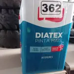 LOTE 362 - 01 LATA DE TINTA IQUINE DIATEX PINTA MAIS 18L FOSCO AVELUDADO COR MARFIM. (NO ESTADO) ATENÇÃO! FAZER A VISITAÇÃO ANTES DE ARREMATAR, NÃO SABEMOS SE FUNCIONA. LEILÃO NÃO TEM GARANTIA E NEM DEVOLUÇÃO, SUJEITO A POSSÍVEIS AVARIAS VISÍVEIS/OCULTAS E/OU AUSÊNCIA DE COMPONENTES.