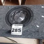 LOTE 285 - 01 CAIXA DE GRAVE. (NO ESTADO) ATENÇÃO! FAZER A VISITAÇÃO ANTES DE ARREMATAR, NÃO SABEMOS SE FUNCIONA. LEILÃO NÃO TEM GARANTIA E NEM DEVOLUÇÃO, SUJEITO A POSSÍVEIS AVARIAS VISÍVEIS/OCULTAS E/OU AUSÊNCIA DE COMPONENTES.