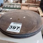 LOTE 397 - 05 DISCOS DE CORTE REFORÇADO. (NO ESTADO) ATENÇÃO! FAZER A VISITAÇÃO ANTES DE ARREMATAR, NÃO SABEMOS SE FUNCIONA. LEILÃO NÃO TEM GARANTIA E NEM DEVOLUÇÃO, SUJEITO A POSSÍVEIS AVARIAS VISÍVEIS/OCULTAS E/OU AUSÊNCIA DE COMPONENTES.