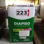 LOTE 223 - 01 LATA DE TINTA IQUINE DIAPISO 18L COR VERMELHO. (NO ESTADO) ATENÇÃO! FAZER A VISITAÇÃO ANTES DE ARREMATAR, NÃO SABEMOS SE FUNCIONA. LEILÃO NÃO TEM GARANTIA E NEM DEVOLUÇÃO, SUJEITO A POSSÍVEIS AVARIAS VISÍVEIS/OCULTAS E/OU AUSÊNCIA DE COMPONENTES.