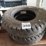 LOTE 350 - 02 PNEUS PARA EMPILHADEIRA 7-50X15. (NO ESTADO) ATENÇÃO! FAZER A VISITAÇÃO ANTES DE ARREMATAR, NÃO SABEMOS SE FUNCIONA. LEILÃO NÃO TEM GARANTIA E NEM DEVOLUÇÃO, SUJEITO A POSSÍVEIS AVARIAS VISÍVEIS/OCULTAS E/OU AUSÊNCIA DE COMPONENTES.