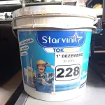 LOTE 228 - 01 BALDE DE MASSA ACRÍLICA STAR VINIL TOK PVA 16L. (NO ESTADO) ATENÇÃO! FAZER A VISITAÇÃO ANTES DE ARREMATAR, NÃO SABEMOS SE FUNCIONA. LEILÃO NÃO TEM GARANTIA E NEM DEVOLUÇÃO, SUJEITO A POSSÍVEIS AVARIAS VISÍVEIS/OCULTAS E/OU AUSÊNCIA DE COMPONENTES.