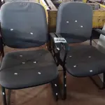 LOTE 469 - 02 CADEIRAS DE ESCRITÓRIO COM BASES FIXAS. (NO ESTADO) ATENÇÃO! FAZER A VISITAÇÃO ANTES DE ARREMATAR, NÃO SABEMOS SE FUNCIONA. LEILÃO NÃO TEM GARANTIA E NEM DEVOLUÇÃO, SUJEITO A POSSÍVEIS AVARIAS VISÍVEIS/OCULTAS E/OU AUSÊNCIA DE COMPONENTES.