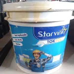 LOTE 238 - 01 BALDE DE MASSA ACRÍLICA STAR VINIL TOK PVA 16L. (NO ESTADO) ATENÇÃO! FAZER A VISITAÇÃO ANTES DE ARREMATAR, NÃO SABEMOS SE FUNCIONA. LEILÃO NÃO TEM GARANTIA E NEM DEVOLUÇÃO, SUJEITO A POSSÍVEIS AVARIAS VISÍVEIS/OCULTAS E/OU AUSÊNCIA DE COMPONENTES.