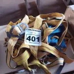 LOTE 401 - 05 CINTOS DE SEGURANÇA NO TRABALHO. (NO ESTADO) ATENÇÃO! FAZER A VISITAÇÃO ANTES DE ARREMATAR, NÃO SABEMOS SE FUNCIONA. LEILÃO NÃO TEM GARANTIA E NEM DEVOLUÇÃO, SUJEITO A POSSÍVEIS AVARIAS VISÍVEIS/OCULTAS E/OU AUSÊNCIA DE COMPONENTES.