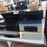 LOTE 296 - 10 IMPRESSORAS MARCAS E MODELOS DIVERSOS PARA RETIRADA DE PEÇAS. (NO ESTADO) ATENÇÃO! FAZER A VISITAÇÃO ANTES DE ARREMATAR, NÃO SABEMOS SE FUNCIONA. LEILÃO NÃO TEM GARANTIA E NEM DEVOLUÇÃO, SUJEITO A POSSÍVEIS AVARIAS VISÍVEIS/OCULTAS E/OU AUSÊNCIA DE COMPONENTES.
