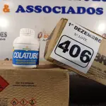 LOTE 406 - 02 CAIXAS COM COLA TUBO ST 175G COM 15 FRASCOS CADA. (NO ESTADO) ATENÇÃO! FAZER A VISITAÇÃO ANTES DE ARREMATAR, NÃO SABEMOS SE FUNCIONA. LEILÃO NÃO TEM GARANTIA E NEM DEVOLUÇÃO, SUJEITO A POSSÍVEIS AVARIAS VISÍVEIS/OCULTAS E/OU AUSÊNCIA DE COMPONENTES.