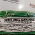 LOTE 320 - 01 ROLO DE CABO FLEXÍVEL 100M 1X2,5MM NA COR VERDE(NOVO). (NO ESTADO) ATENÇÃO! FAZER A VISITAÇÃO ANTES DE ARREMATAR, NÃO SABEMOS SE FUNCIONA. LEILÃO NÃO TEM GARANTIA E NEM DEVOLUÇÃO, SUJEITO A POSSÍVEIS AVARIAS VISÍVEIS/OCULTAS E/OU AUSÊNCIA DE COMPONENTES.