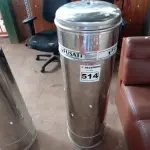 LOTE 514 - 01 FILTRO RESIDENCIAL EM INOX. (NO ESTADO) ATENÇÃO! FAZER A VISITAÇÃO ANTES DE ARREMATAR, NÃO SABEMOS SE FUNCIONA. LEILÃO NÃO TEM GARANTIA E NEM DEVOLUÇÃO, SUJEITO A POSSÍVEIS AVARIAS VISÍVEIS/OCULTAS E/OU AUSÊNCIA DE COMPONENTES.