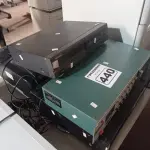 LOTE 440 - 01 DISTRIBUIDOR DE ÁUDIO, 02 CD PLAYER E 01 IMPRESSORA MATRICIAL. (NO ESTADO) ATENÇÃO! FAZER A VISITAÇÃO ANTES DE ARREMATAR, NÃO SABEMOS SE FUNCIONA. LEILÃO NÃO TEM GARANTIA E NEM DEVOLUÇÃO, SUJEITO A POSSÍVEIS AVARIAS VISÍVEIS/OCULTAS E/OU AUSÊNCIA DE COMPONENTES.