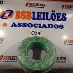 LOTE 024 - 01 ROLO DE CABO FLEXÍVEL 100M 1X10MM COR VERDE STAR BRAZIL COM SELO INMETRO. (NOVO). (NO ESTADO, NÃO SABEMOS SE FUNCIONA. LEILÃO NÃO TEM GARANTIA E NEM DEVOLUÇÃO).