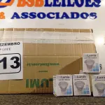 LOTE 113 - 01 LOTE COM APROXIMADAMENTE 80 LÂMPADAS DICROICA 1W 220V. (NO ESTADO) ATENÇÃO! FAZER A VISITAÇÃO ANTES DE ARREMATAR, NÃO SABEMOS SE FUNCIONA. LEILÃO NÃO TEM GARANTIA E NEM DEVOLUÇÃO, SUJEITO A POSSÍVEIS AVARIAS VISÍVEIS/OCULTAS E/OU AUSÊNCIA DE COMPONENTES.