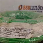 LOTE 095 - 01 ROLO DE CABO FLEXÍVEL 100M 1X10MM STAR BRAZIL COM SELO INMETRO. (NOVO). (NO ESTADO, NÃO SABEMOS SE FUNCIONA. LEILÃO NÃO TEM GARANTIA E NEM DEVOLUÇÃO).