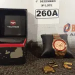 LOTE 260 - 01 RELÓGIO FEMININO MARCA TECNOS NA COR ROSÊ (NO ESTADO) ATENÇÃO! FAZER A VISITAÇÃO ANTES DE ARREMATAR, NÃO SABEMOS SE FUNCIONA. LEILÃO NÃO TEM GARANTIA E NEM DEVOLUÇÃO, SUJEITO A POSSÍVEIS AVARIAS VISÍVEIS/OCULTAS E/OU AUSÊNCIA DE COMPONENTES.