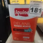 LOTE 181 - 01 LATA DE TINTA IQUINE DELANIL RENDE MUITO 18L NA COR BRANCO GELO. (NO ESTADO) ATENÇÃO! FAZER A VISITAÇÃO ANTES DE ARREMATAR, NÃO SABEMOS SE FUNCIONA. LEILÃO NÃO TEM GARANTIA E NEM DEVOLUÇÃO, SUJEITO A POSSÍVEIS AVARIAS VISÍVEIS/OCULTAS E/OU AUSÊNCIA DE COMPONENTES.