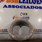 LOTE 022 - 01 ROLO DE CABO FLEXÍVEL 100M 1X2,5MM COR CINZA STAR BRAZIL COM SELO INMETRO. (NOVO). (NO ESTADO, NÃO SABEMOS SE FUNCIONA. LEILÃO NÃO TEM GARANTIA E NEM DEVOLUÇÃO).