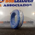 LOTE 004 - 01 ROLO DE CABO FLEXÍVEL 100M 1X4MM COR AZUL STAR BRAZIL COM SELO INMETRO. (NOVO). (NO ESTADO, NÃO SABEMOS SE FUNCIONA. LEILÃO NÃO TEM GARANTIA E NEM DEVOLUÇÃO).