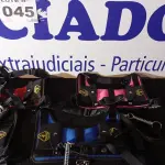 LOTE 045 - 05 - COLEIRAS PEITORAL CACHORRO (NO ESTADO, NÃO SABEMOS SE FUNCIONA. LEILÃO NÃO TEM GARANTIA E NEM DEVOLUÇÃO, SUJEITO A POSSÍVEIS AVARIAS VISÍVEIS/OCULTAS E/OU AUSÊNCIA DE COMPONENTES)