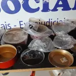 LOTE 065 - 01 - JOGO DE PANELA TRAMONTINA 15 PEÇAS (NO ESTADO, NÃO SABEMOS SE FUNCIONA. LEILÃO NÃO TEM GARANTIA E NEM DEVOLUÇÃO, SUJEITO A POSSÍVEIS AVARIAS VISÍVEIS/OCULTAS E/OU AUSÊNCIA DE COMPONENTES)