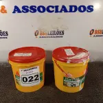 LOTE 022 - 02 BALDES DE SIKACRYL 203, SELANTE ACRÍLICO FLEXÍVEL 5KG. (NO ESTADO) ATENÇÃO! FAZER A VISITAÇÃO ANTES DE ARREMATAR, NÃO SABEMOS SE FUNCIONA. LEILÃO NÃO TEM GARANTIA E NEM DEVOLUÇÃO, SUJEITO A POSSÍVEIS AVARIAS VISÍVEIS/OCULTAS E/OU AUSÊNCIA DE COMPONENTES.