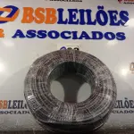 LOTE 020 - 01 ROLO DE CABO FLEXÍVEL 100M 1X10MM COR PRETA STAR BRAZIL COM SELO INMETRO. (NOVO). (NO ESTADO, NÃO SABEMOS SE FUNCIONA. LEILÃO NÃO TEM GARANTIA E NEM DEVOLUÇÃO).