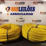 LOTE 189 - 02 ROLOS DE MANGUEIRA CORRUGADA. (NO ESTADO) ATENÇÃO! FAZER A VISITAÇÃO ANTES DE ARREMATAR, NÃO SABEMOS SE FUNCIONA. LEILÃO NÃO TEM GARANTIA E NEM DEVOLUÇÃO, SUJEITO A POSSÍVEIS AVARIAS VISÍVEIS/OCULTAS E/OU AUSÊNCIA DE COMPONENTES.
