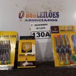 LOTE 130 - 03 KIT’S CHAVES DE PRECISÃO PARA MANUTENÇÃO DE CELULAR. (NO ESTADO) ATENÇÃO! FAZER A VISITAÇÃO ANTES DE ARREMATAR, NÃO SABEMOS SE FUNCIONA. LEILÃO NÃO TEM GARANTIA E NEM DEVOLUÇÃO, SUJEITO A POSSÍVEIS AVARIAS VISÍVEIS/OCULTAS E/OU AUSÊNCIA DE COMPONENTES.