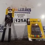 LOTE 125 - 01 ALICATE BOMBA D’AGUA 8” E 01 KIT CHAVE TORX. (NO ESTADO) ATENÇÃO! FAZER A VISITAÇÃO ANTES DE ARREMATAR, NÃO SABEMOS SE FUNCIONA. LEILÃO NÃO TEM GARANTIA E NEM DEVOLUÇÃO, SUJEITO A POSSÍVEIS AVARIAS VISÍVEIS/OCULTAS E/OU AUSÊNCIA DE COMPONENTES.
