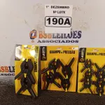 LOTE 190 - 03 KIT’S DE GRAMPOS DE PRESSÃO. (NO ESTADO) ATENÇÃO! FAZER A VISITAÇÃO ANTES DE ARREMATAR, NÃO SABEMOS SE FUNCIONA. LEILÃO NÃO TEM GARANTIA E NEM DEVOLUÇÃO, SUJEITO A POSSÍVEIS AVARIAS VISÍVEIS/OCULTAS E/OU AUSÊNCIA DE COMPONENTES.