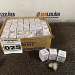 LOTE 025 - 01 LOTE COM APROXIMADAMENTE 80 LÂMPADAS DICROICA 1W 220V. (NO ESTADO) ATENÇÃO! FAZER A VISITAÇÃO ANTES DE ARREMATAR, NÃO SABEMOS SE FUNCIONA. LEILÃO NÃO TEM GARANTIA E NEM DEVOLUÇÃO, SUJEITO A POSSÍVEIS AVARIAS VISÍVEIS/OCULTAS E/OU AUSÊNCIA DE COMPONENTES.