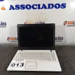 LOTE 013 - 01 NOTEBOOK. (NO ESTADO) ATENÇÃO! FAZER A VISITAÇÃO ANTES DE ARREMATAR, NÃO SABEMOS SE FUNCIONA. LEILÃO NÃO TEM GARANTIA E NEM DEVOLUÇÃO, SUJEITO A POSSÍVEIS AVARIAS VISÍVEIS/OCULTAS E/OU AUSÊNCIA DE COMPONENTES.