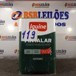 LOTE 119 - 01 LATA DE TINTA IQUINE 18L. (NO ESTADO, NÃO SABEMOS SE FUNCIONA. LEILÃO NÃO TEM GARANTIA E NEM DEVOLUÇÃO).