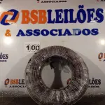 LOTE 100 - 01 ROLO DE CABO FLEXÍVEL 100M 1X10MM COR PRETA STAR BRAZIL COM SELO INMETRO. (NOVO). (NO ESTADO, NÃO SABEMOS SE FUNCIONA. LEILÃO NÃO TEM GARANTIA E NEM DEVOLUÇÃO).