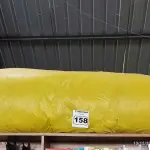 LOTE 158 - 01 ROLO DE LÃ DE VIDRO. (NO ESTADO) ATENÇÃO! FAZER A VISITAÇÃO ANTES DE ARREMATAR, NÃO SABEMOS SE FUNCIONA. LEILÃO NÃO TEM GARANTIA E NEM DEVOLUÇÃO, SUJEITO A POSSÍVEIS AVARIAS VISÍVEIS/OCULTAS E/OU AUSÊNCIA DE COMPONENTES.