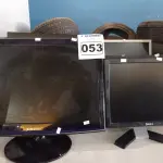 LOTE 053 - 06 MONITORES MARCAS E MODELOS DIVERSOS. (NO ESTADO) ATENÇÃO! FAZER A VISITAÇÃO ANTES DE ARREMATAR, NÃO SABEMOS SE FUNCIONA. LEILÃO NÃO TEM GARANTIA E NEM DEVOLUÇÃO, SUJEITO A POSSÍVEIS AVARIAS VISÍVEIS/OCULTAS E/OU AUSÊNCIA DE COMPONENTES.