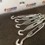 LOTE 076 - 05 ESTICADORES PARA CABO DE AÇO. (NO ESTADO) ATENÇÃO! FAZER A VISITAÇÃO ANTES DE ARREMATAR, NÃO SABEMOS SE FUNCIONA. LEILÃO NÃO TEM GARANTIA E NEM DEVOLUÇÃO, SUJEITO A POSSÍVEIS AVARIAS VISÍVEIS/OCULTAS E/OU AUSÊNCIA DE COMPONENTES.