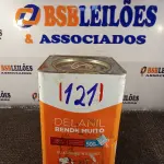 LOTE 121 - 01 LATA DE TINTA IQUINE 18L. (NO ESTADO, NÃO SABEMOS SE FUNCIONA. LEILÃO NÃO TEM GARANTIA E NEM DEVOLUÇÃO).