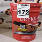LOTE 172 - 01 BALDE DE DRYKOVEDA, ADITIVO IMPERMEABILIZANTE PARA ARGAMASSA E CONCRETO 18L. (NO ESTADO) ATENÇÃO! FAZER A VISITAÇÃO ANTES DE ARREMATAR, NÃO SABEMOS SE FUNCIONA. LEILÃO NÃO TEM GARANTIA E NEM DEVOLUÇÃO, SUJEITO A POSSÍVEIS AVARIAS VISÍVEIS/OCULTAS E/OU AUSÊNCIA DE COMPONENTES.