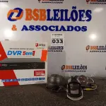 LOTE 033 - 01 DVR E 03 CÂMERAS DE SEGURANÇA. (NO ESTADO) ATENÇÃO! FAZER A VISITAÇÃO ANTES DE ARREMATAR, NÃO SABEMOS SE FUNCIONA. LEILÃO NÃO TEM GARANTIA E NEM DEVOLUÇÃO, SUJEITO A POSSÍVEIS AVARIAS VISÍVEIS/OCULTAS E/OU AUSÊNCIA DE COMPONENTES.