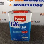 LOTE 126 - 01 LATA DE TINTA PARA PISO IQUINE 18L. (NO ESTADO, NÃO SABEMOS SE FUNCIONA. LEILÃO NÃO TEM GARANTIA E NEM DEVOLUÇÃO).