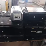 LOTE 102 - 10 IMPRESSORAS MARCAS E MODELOS DIVERSOS. (NO ESTADO) ATENÇÃO! FAZER A VISITAÇÃO ANTES DE ARREMATAR, NÃO SABEMOS SE FUNCIONA. LEILÃO NÃO TEM GARANTIA E NEM DEVOLUÇÃO, SUJEITO A POSSÍVEIS AVARIAS VISÍVEIS/OCULTAS E/OU AUSÊNCIA DE COMPONENTES.